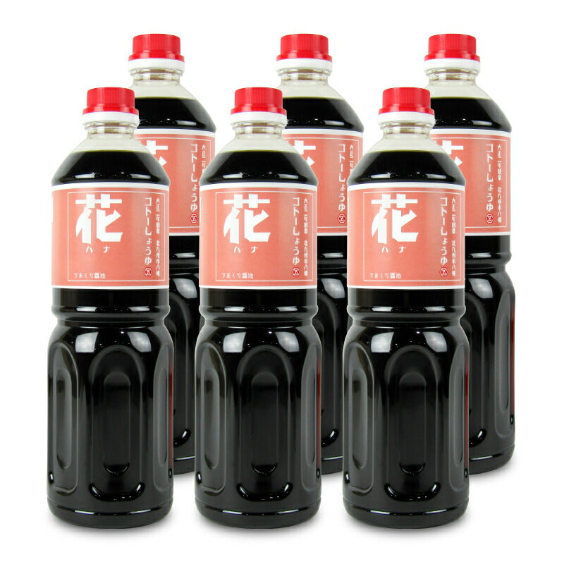 ごとう醤油こいくち醤油【花】1000ml