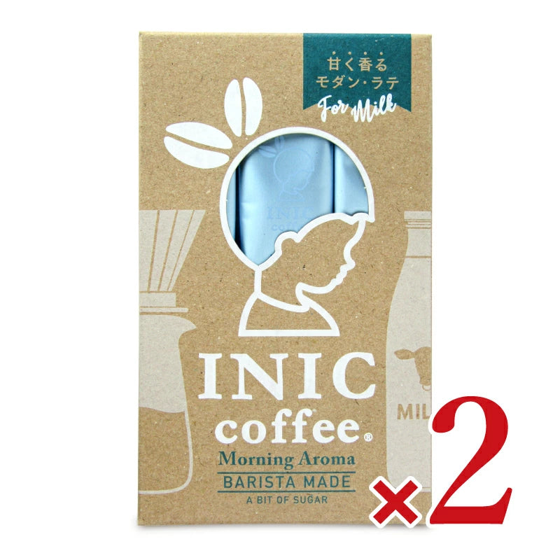 イニックコーヒー INIC COFFEE モーニングアロマ バリスタメイド 7g×10本 [パウダーフーズフォレスト]