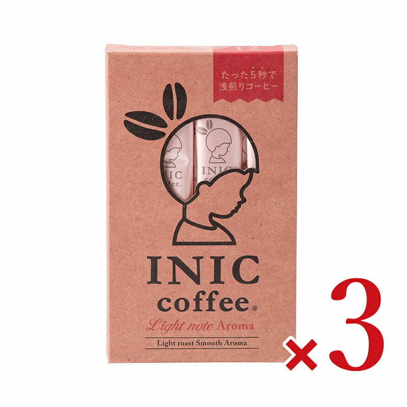 INIC coffee ライトノートアロマ スティックコーヒー 12本入り [パウダーフーズフォレスト]