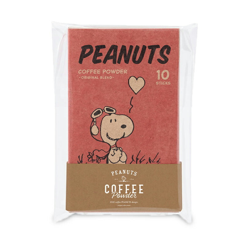 【マラソン限定!最大2000円OFFクーポン配布中!】パウダーフーズフォレストスヌーピーコーヒースティックオリジナルブレンド4g×10本