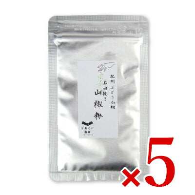 うおくに商店紀州ぶどう山椒石臼挽き山椒粉10g