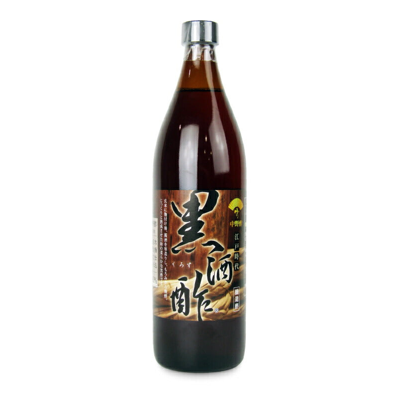 【マラソン期間限定!!最大2000円OFFクーポン配布中!!】《送料無料》中野酢黒酒酢900ml