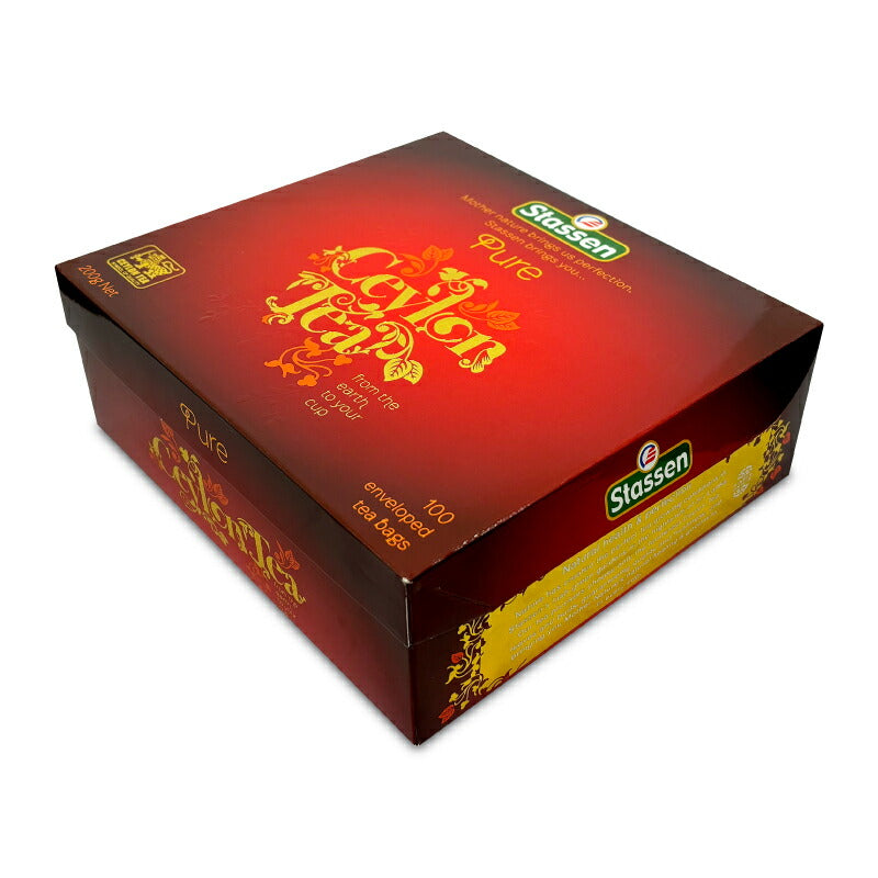 【大感謝祭限定！最大2000円OFFクーポン配布中！】Stassenスタッセンピュアセイロンティー2g×100袋ティーバッグ