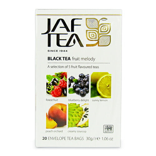 【マラソン限定！最大2000円OFFクーポン配布中】JAFTEAフルーツメロディティーバッグ20Pジャフティーセイロンファミリーフルーツティー