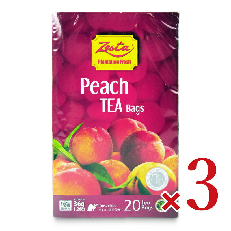 ゼスタピーチティ1.8g×20TB×3個