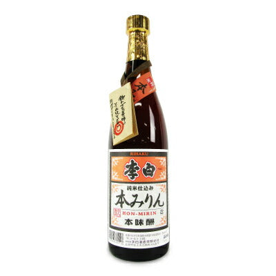 【最大2,000円OFFクーポン配布中！楽天スーパーSALE！】李白酒造李白純米本味醂720ml