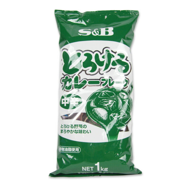 【マラソン限定!最大2200円OFFクーポン配布中!】エスビー食品とろけるカレーフレーク中辛1kg