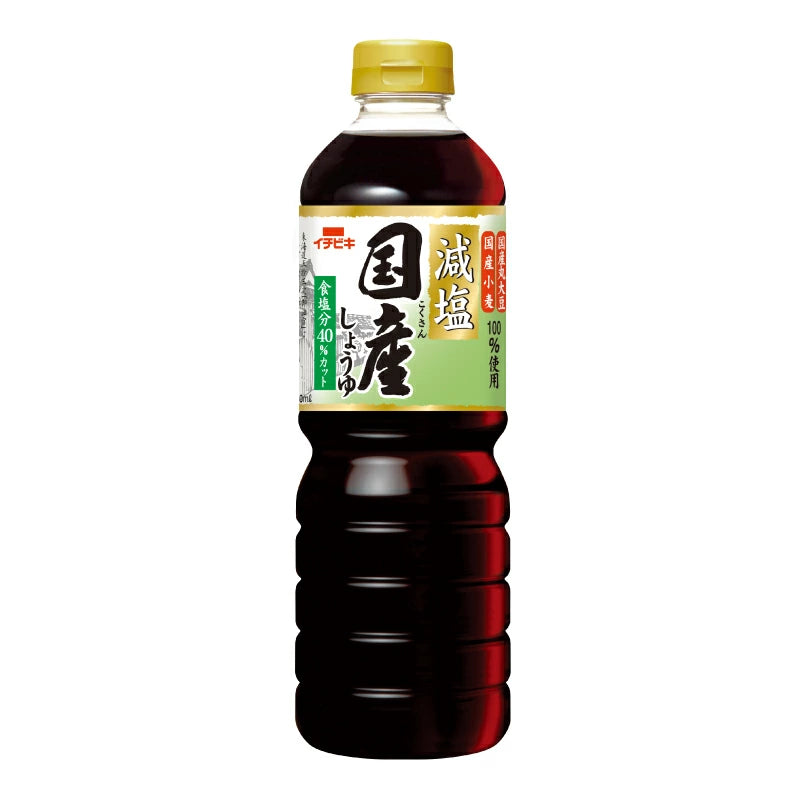 イチビキ 減塩国産しょうゆ 750ml