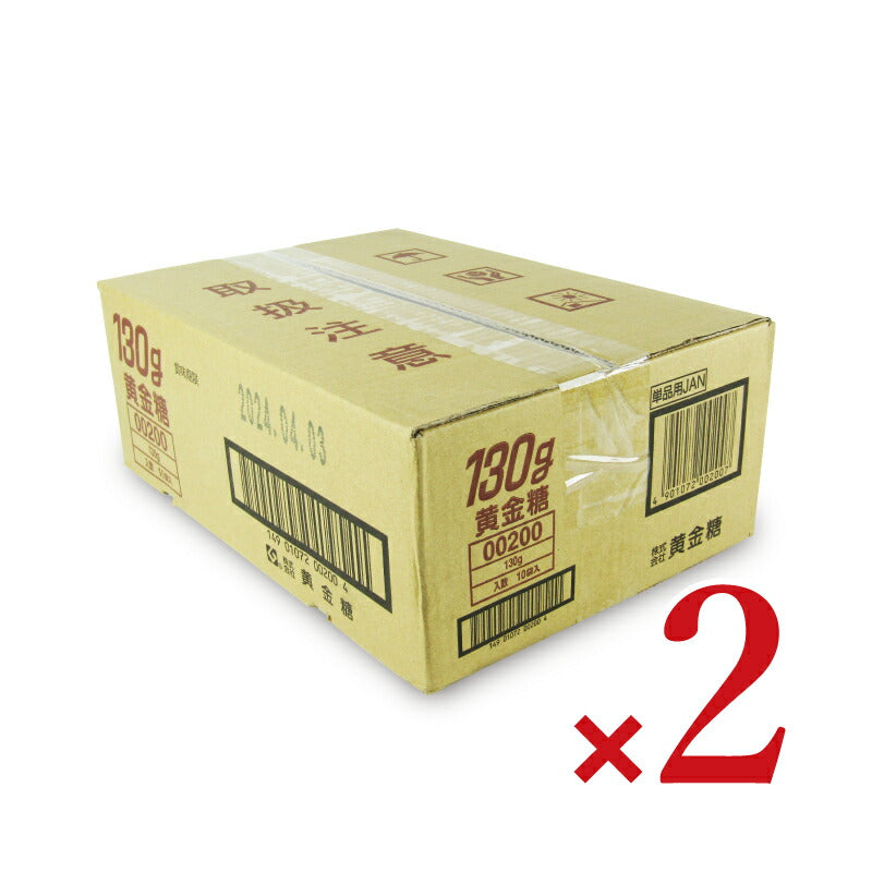 【マラソン限定！最大2000円OFFクーポン配布中！】黄金糖130g×10個[黄金糖]×2ケースケース販売