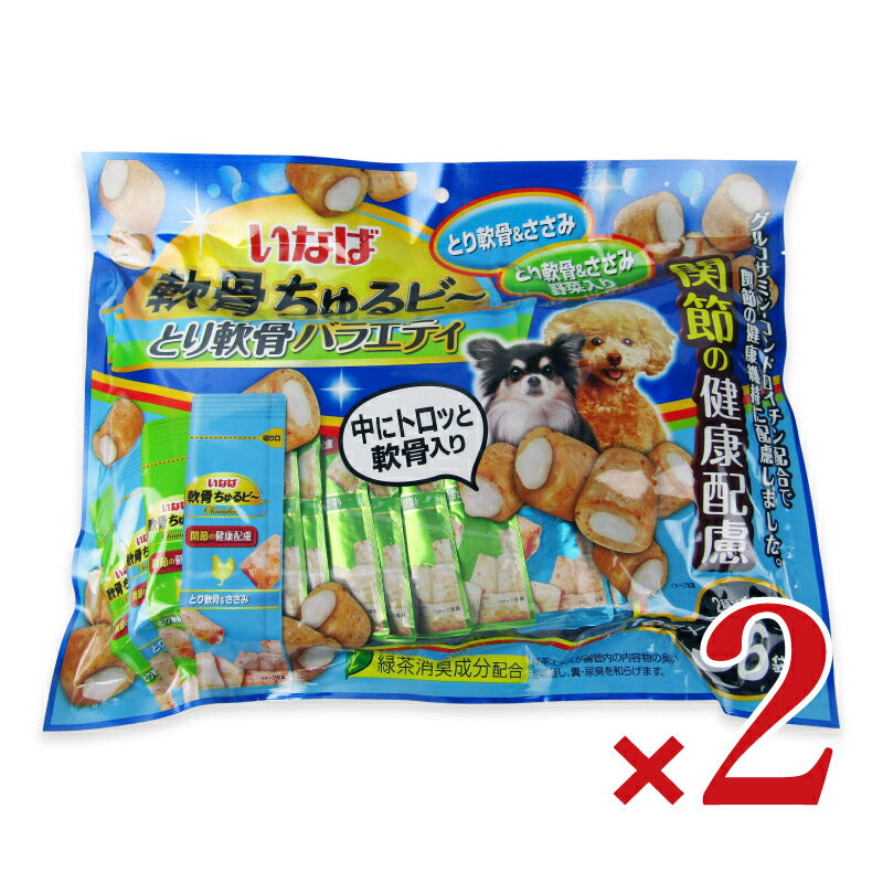 《送料無料》いなば軟骨ちゅるビ～関節の健康配慮バラエティ10g×36袋×2袋