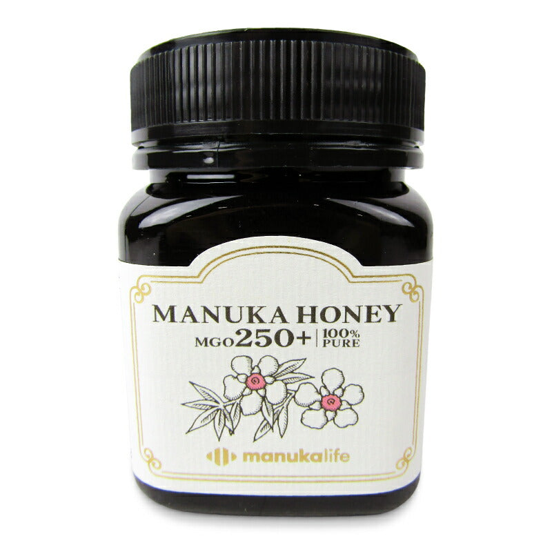 【マラソン限定!最大2000円OFFクーポン配布中!】《送料無料》マヌカライフマヌカハニーMGO250+250g