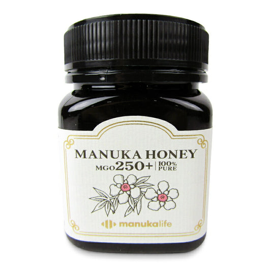 【マラソン限定!最大2000円OFFクーポン配布中!】《送料無料》マヌカライフマヌカハニーMGO250+250g