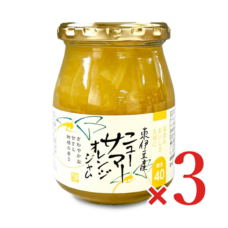 伊豆フェルメンテ東伊豆産ニューサマーオレンジジャム300g×3本【にっぽん津々浦々】