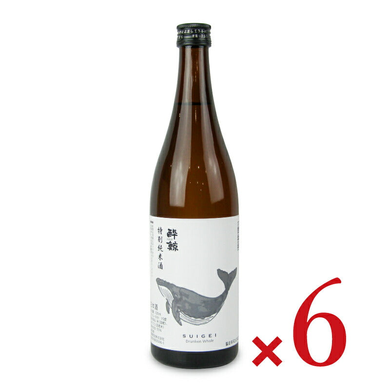 【マラソン限定!最大2200円OFFクーポン配布中!】《送料無料》酔鯨酒造特別純米酒720ml×6本