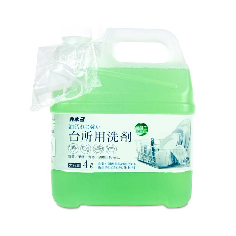 【スーパーSALE限定！最大2000円OFFクーポン配布中】カネヨ石鹸カネヨ台所用洗剤4L