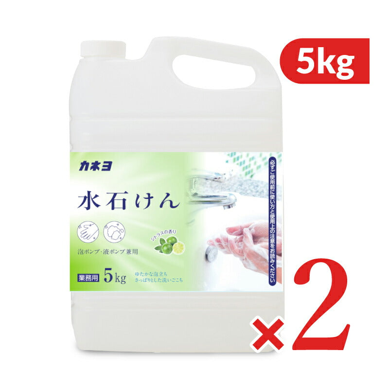 【マラソン限定！最大2000円OFFクーポン配布中】カネヨ石鹸水石けん5kg×2本