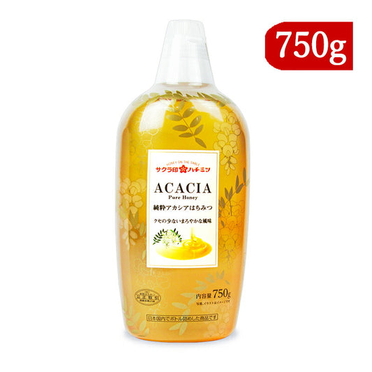 【大感謝祭限定！最大2000円OFFクーポン配布中！】加藤美蜂園本舗純粋アカシアはちみつ750g