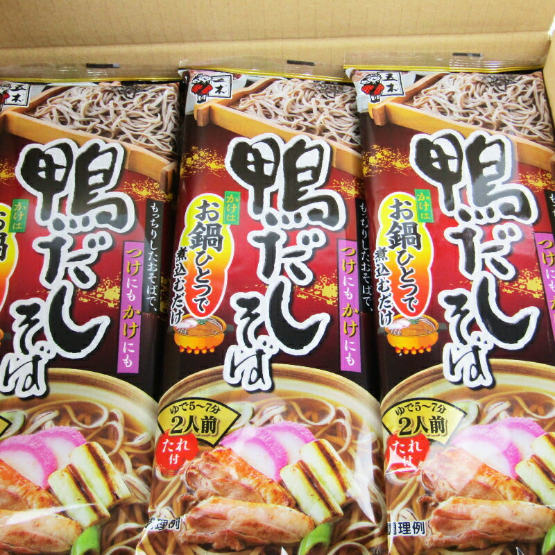 五木食品鴨だしそば228g×12個ケース販売