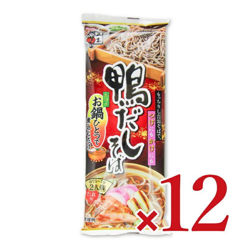 五木食品鴨だしそば228g×12個ケース販売