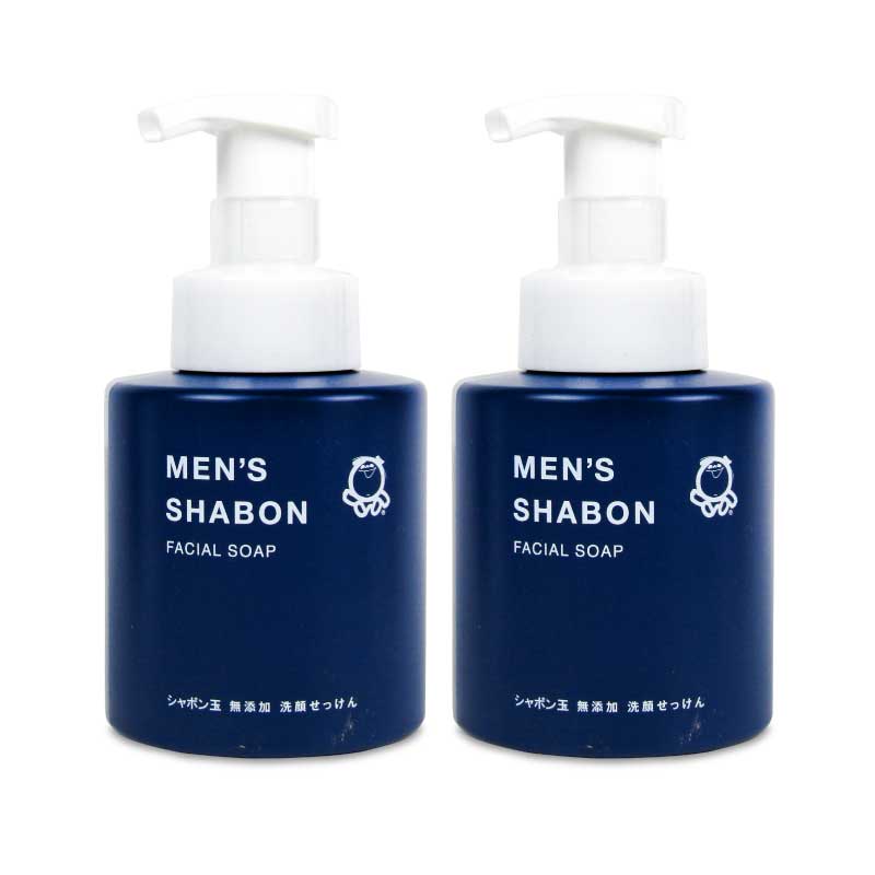 【スーパーSALE限定！最大2000円OFFクーポン配布中】シャボン玉石けんメンズシャボンフェイシャルソープ300ml
