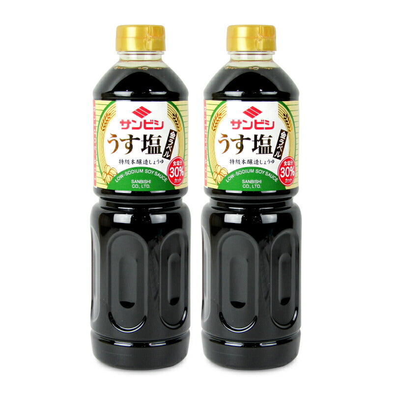 【マラソン限定！最大2000円OFFクーポン配布中！】サンビシうす塩しょうゆ金ラベル800ml