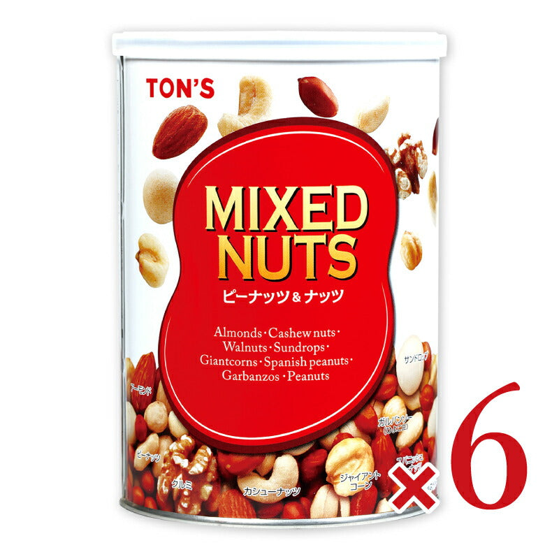 東洋ナッツ食品 トンTON'S ミックスナッツ缶 355g