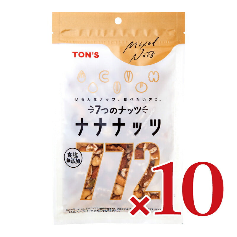 東洋ナッツ食品 トンTON'S 食塩無添加ナナナッツ 160g