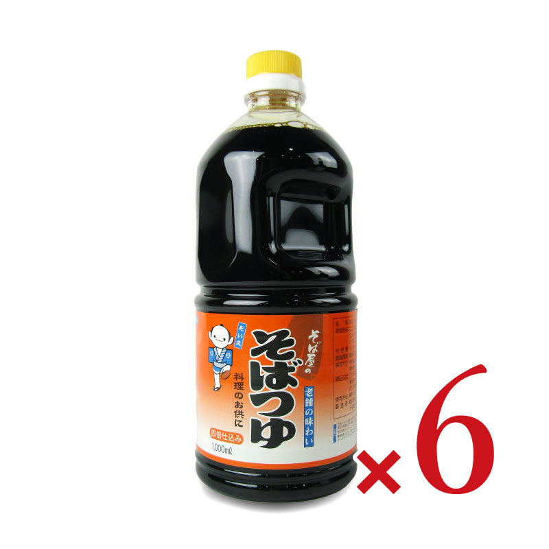 【スーパーSALEで使える!最大2000円OFFクーポン配布中!】だい久そばつゆ1000ml×6本