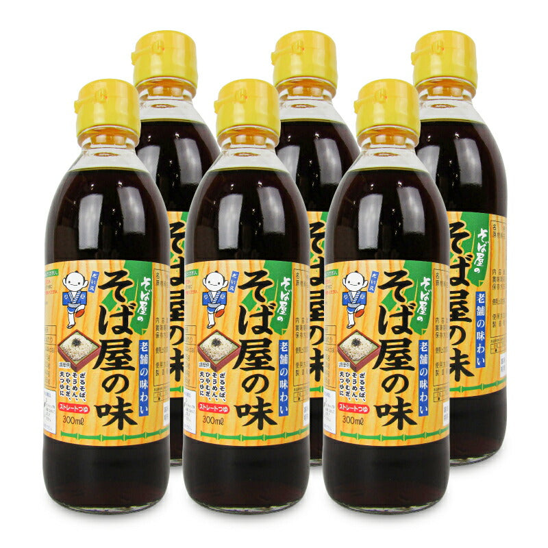 【マラソン限定！最大2000円OFFクーポン配布中！】だい久そば屋の味300ml×6本