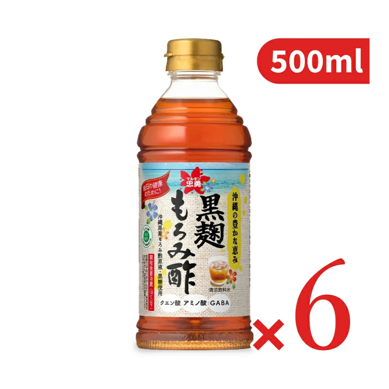 盛田 マルキン 黒麹もろみ酢プレーン PET 500ml
