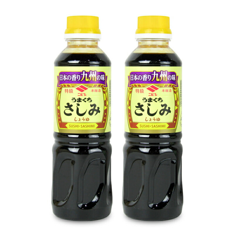 【月初め34時間限定！最大2200円クーポン配布中！】ニビシ醤油特級うまくちさしみしょうゆ360ml×2本