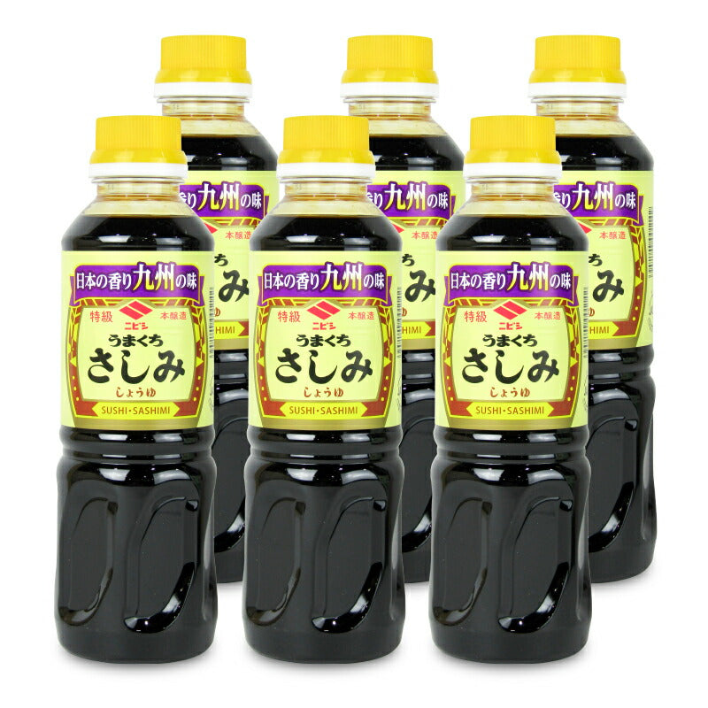 【月初め34時間限定！最大2200円クーポン配布中！】ニビシ醤油特級うまくちさしみしょうゆ360ml×2本