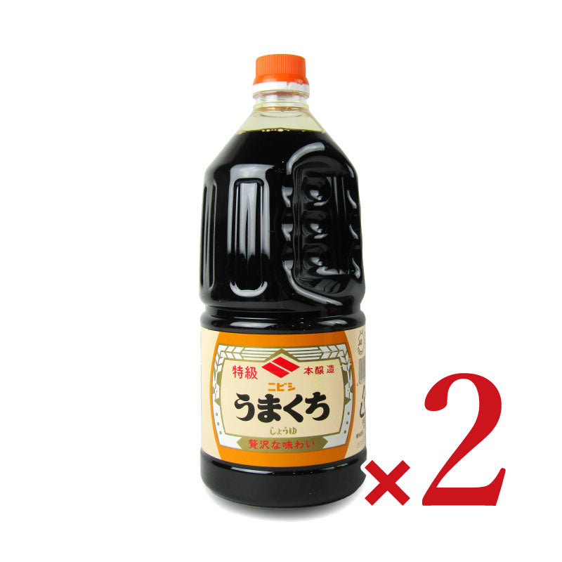 【スーパーSALEで使える!最大2000円OFFクーポン配布中!】ニビシ醤油特級うまくちしょうゆ1.5L×2本