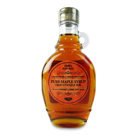 【スーパーSALE限定！最大2000円OFFクーポン配布中！】日本蜂蜜レンゲ印ピュアメープルシロップ250g