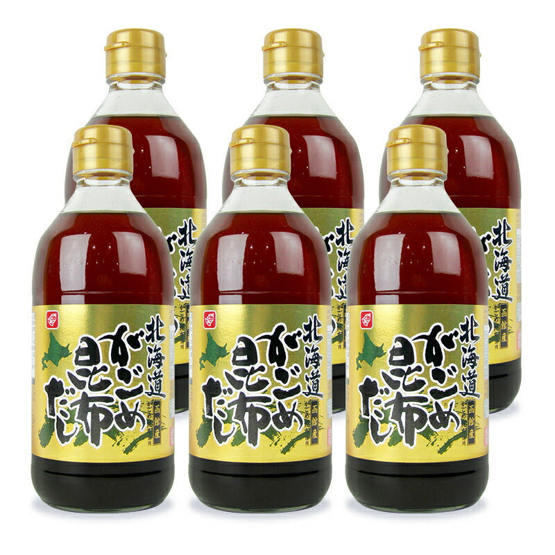 【食フェス限定クーポン配布中！】《送料無料》ベル食品北海道がごめ昆布だし400ml×6本