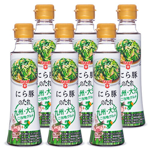 《送料無料》フンドーキンにら豚のたれ235g×6本九州大分ご当地グルメ