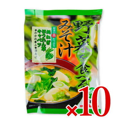 【マラソン限定！最大2,000円OFFクーポン配布中！】マルコメ野菜を食べるみそ汁3食入り