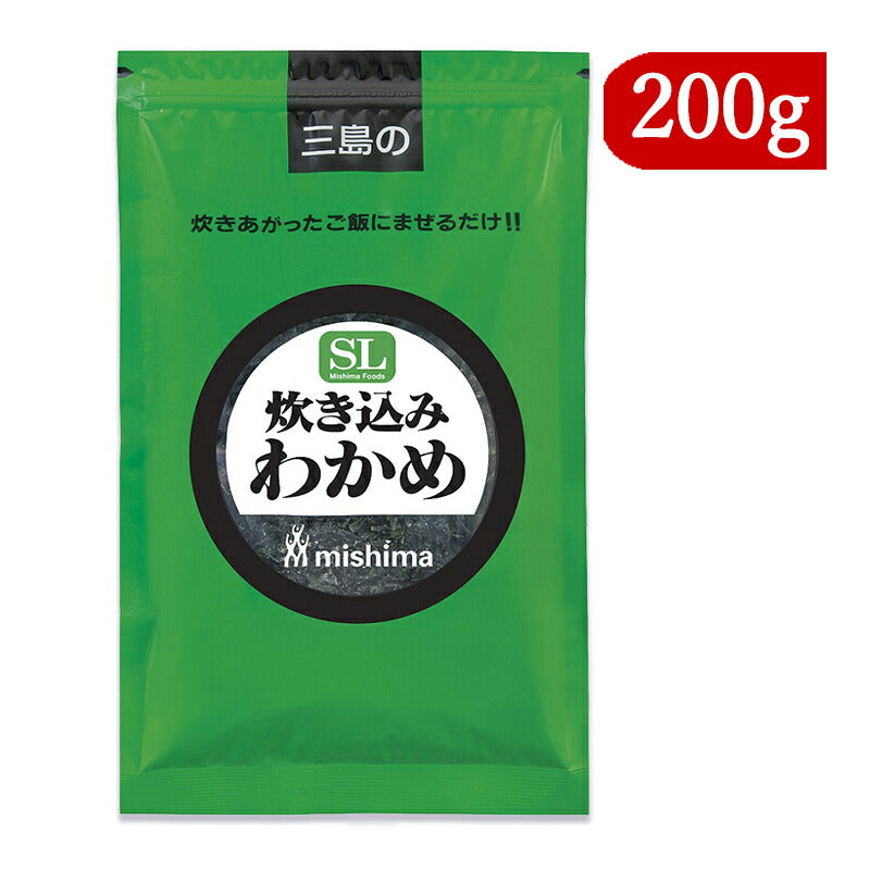 【マラソン限定！最大2000円OFFクーポン配布中！】三島食品SL炊き込みわかめ200gグルタミン酸ソーダ無添加