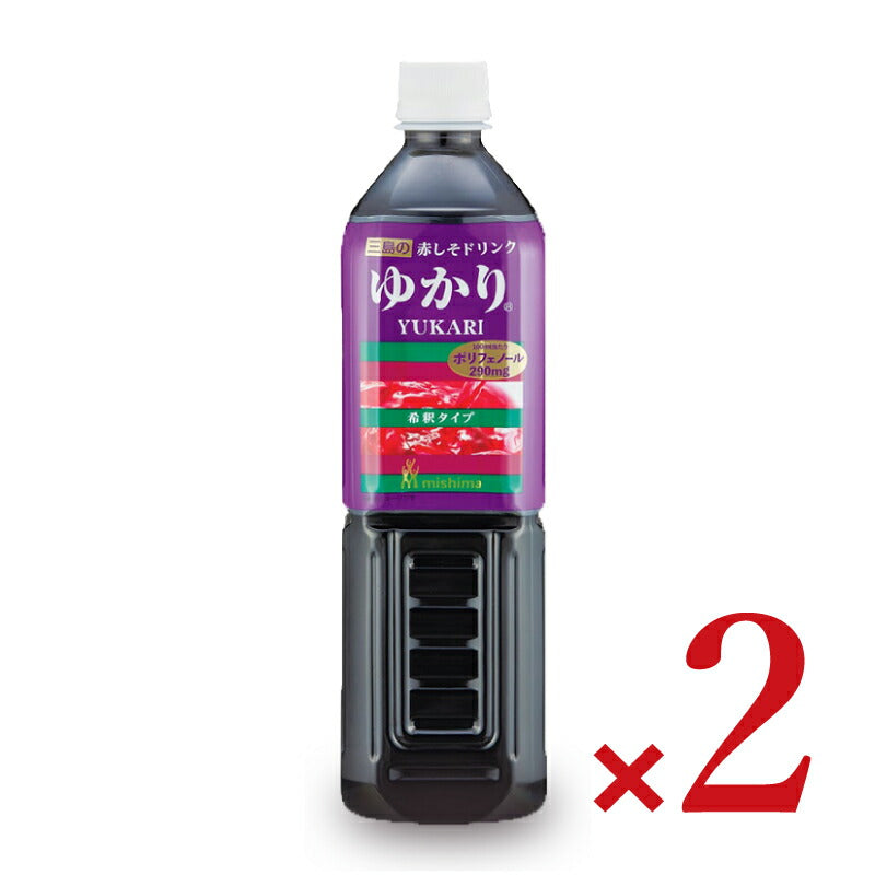 三島食品赤しそドリンクゆかりPET900ml