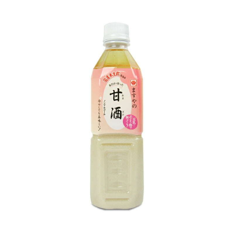 ますやみそ 甘酒 生糀仕込み ますやの甘酒 500ml × 12本 ケース販売