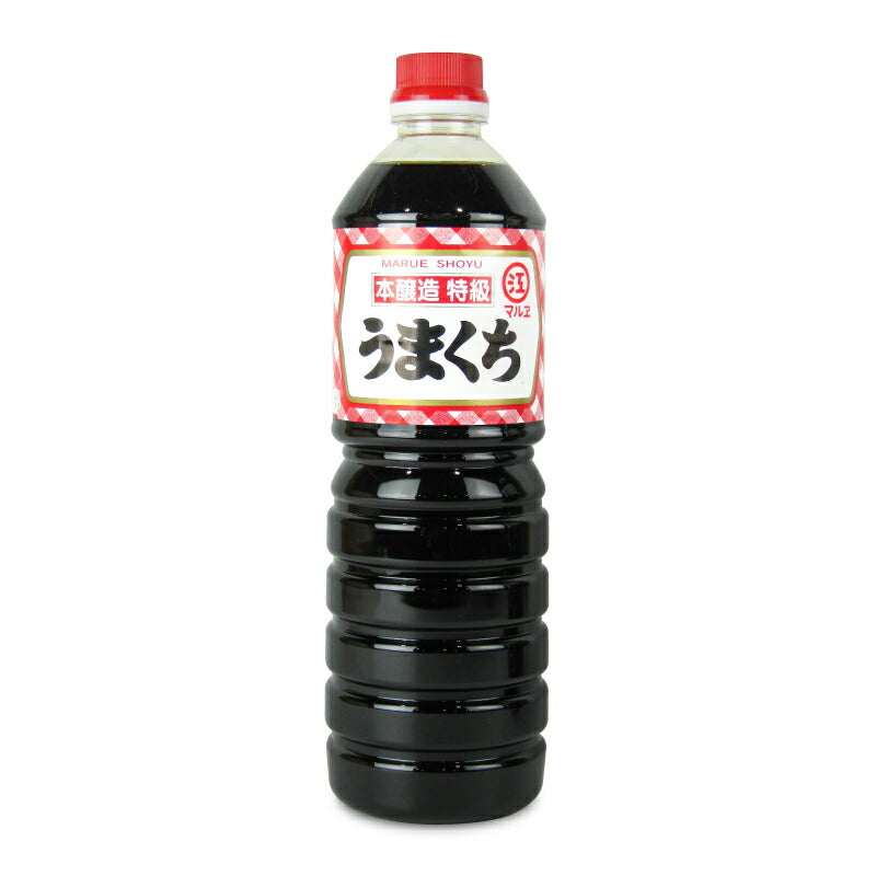 【マラソン限定！最大2000円OFFクーポン配布中！】マルエ醤油特級うまくちしょうゆ1L