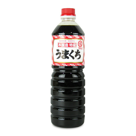 【マラソン限定！最大2000円OFFクーポン配布中！】マルエ醤油特級うまくちしょうゆ1L