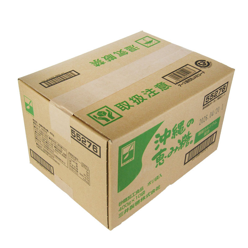 《送料無料》三井製糖スプーン印沖縄の恵み糖400g×10個ケース販売