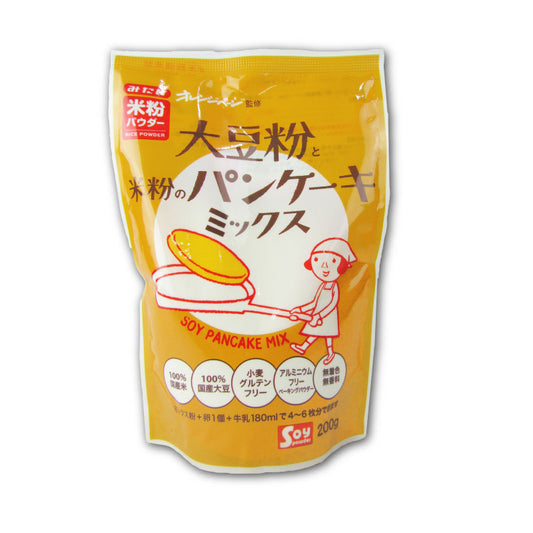 みたけ食品工業オレンジページ大豆粉と米粉のパンケーキミックス200g