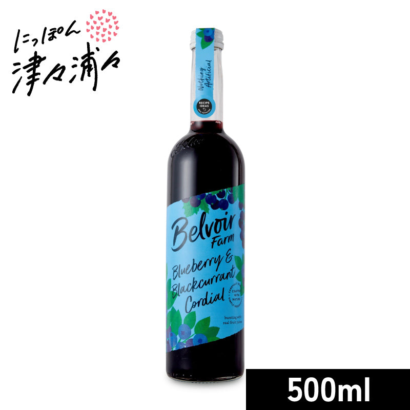 ユウキ食品 コーディアル ブルーベリー&ブラックカラント 500ml