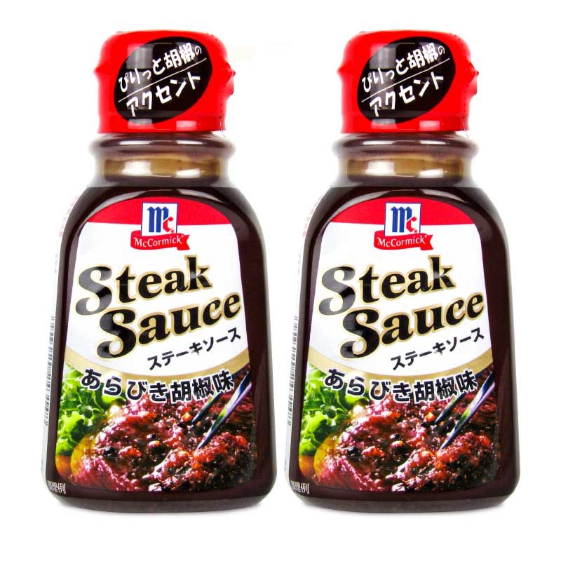 ユウキ食品MCマコーミックステーキソースあらびき胡椒味235g