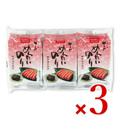 やまやめんたいのり（韓国海苔使用）8切8枚×3P