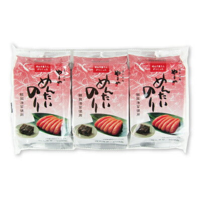 やまやめんたいのり（韓国海苔使用）8切8枚×3P