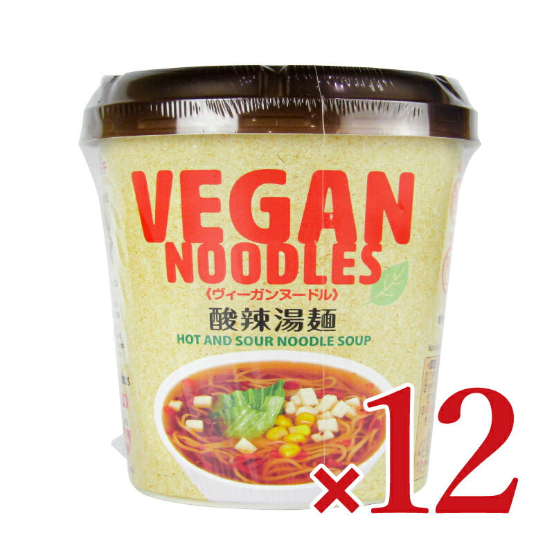 【最大2000円OFF!!楽天スーパーSALE】ヤマダイニュータッチヴィーガンヌードル酸辣湯麺56g×12個セット販売