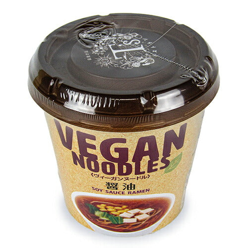 【マラソン限定！最大2000円OFFクーポン配布中】ニュータッチヴィーガンヌードル醤油53g×12個セットヤマダイカップラーメン
